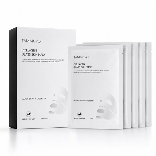 TAMAKIYO Collagen Glass Skin Mask – 5 Pack